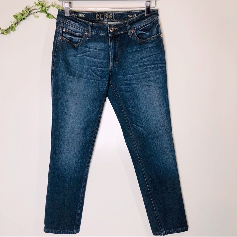 DL1961 Angel Mid-Rise Skinny Ankle Jeans